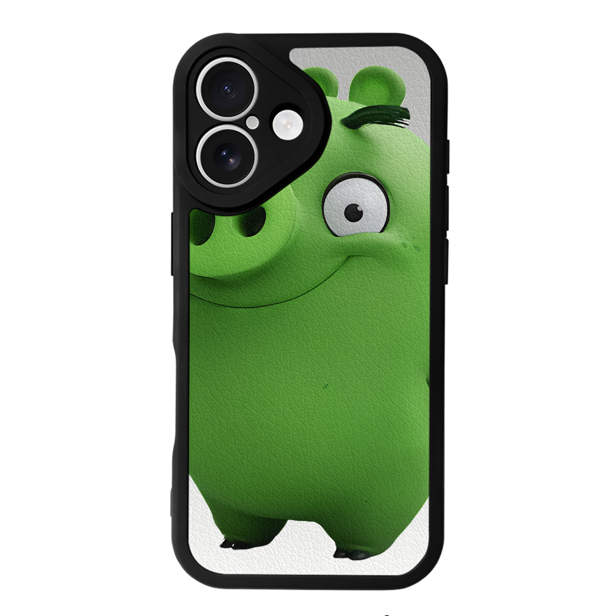 （画像用） Angry Birds アングリーバード 【iPhone 16シリーズ対応】シリコンスマホケース（レザー調） 材質：シリコン